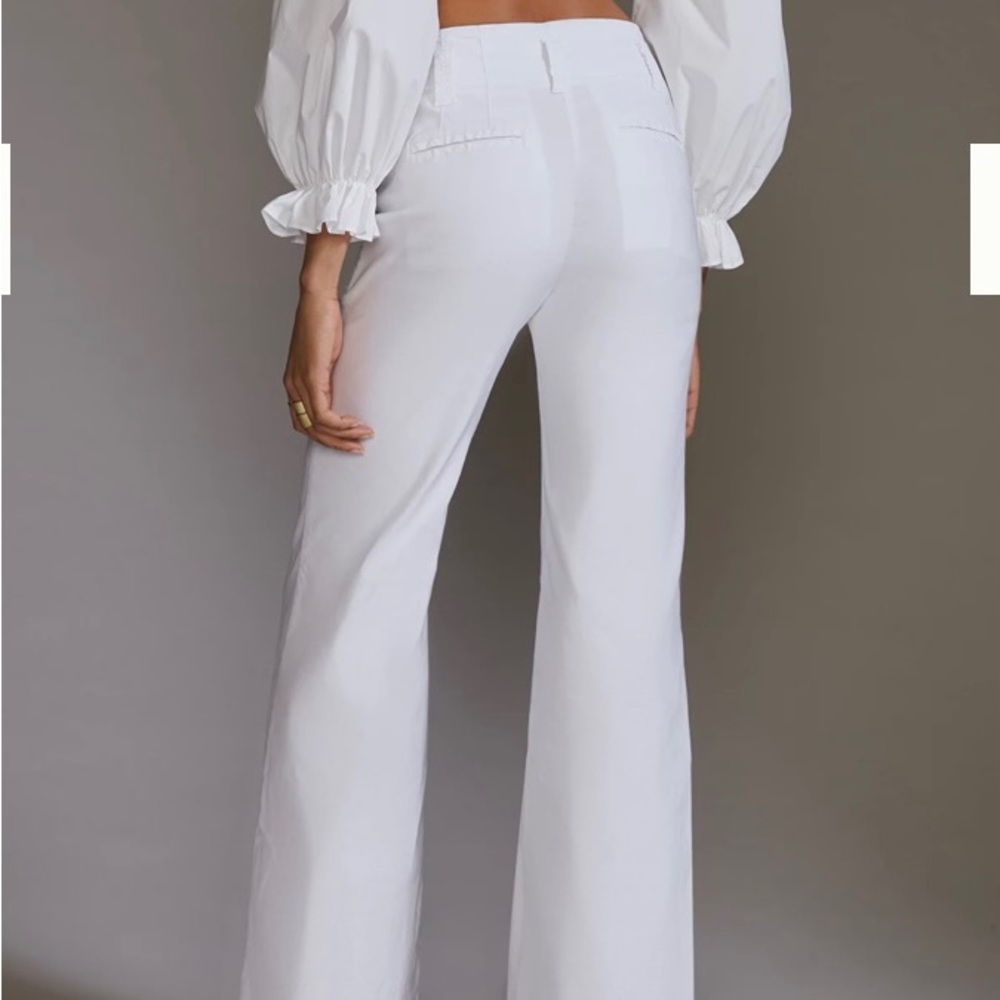 Maeve Wide Leg Flare Pant by Anthropologie